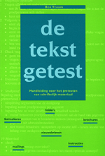 cover boek de tekst getest